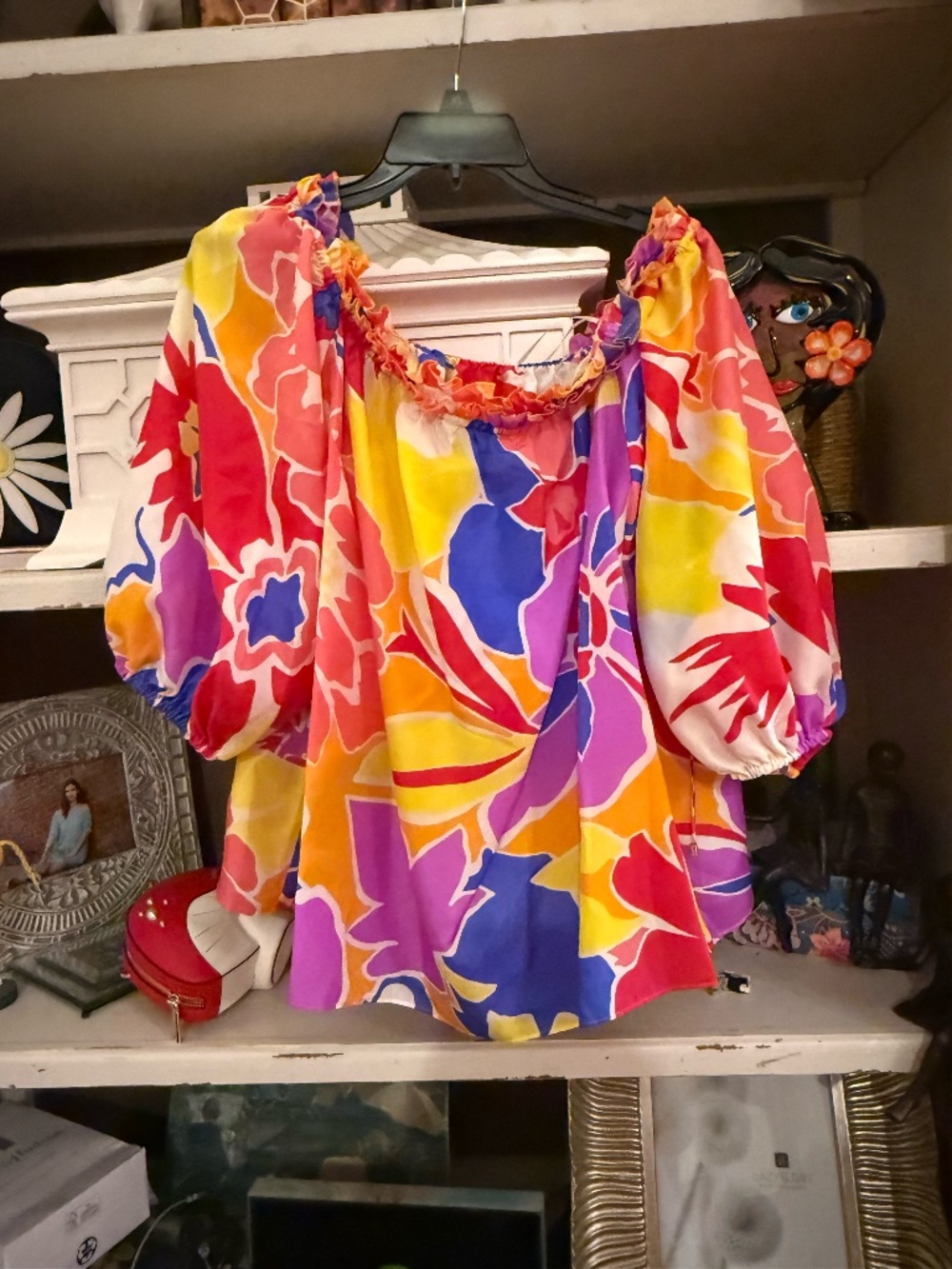 Trina Turk sz XL Jambies top Soie Paradis nwt - Picture 7 of 7